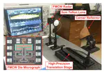 Broadband sub-THz chirp linearization using particle swarm optimization for precision metrology applications